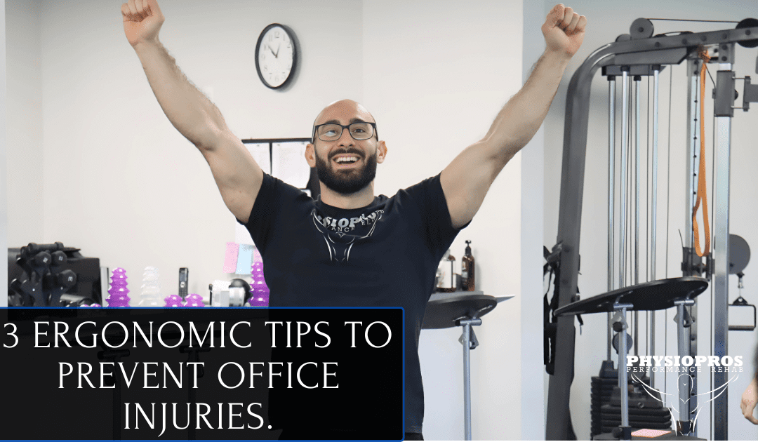 Physical Therapy NJ: 3 Ergonomic Tips to Prevent Office Injuries